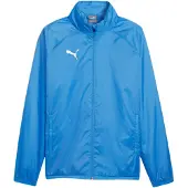 Puma Jacka Teamgoal All Weather - Electric Blue Lemonade/White, storlek Small