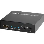 Roline HDMI Extender set 3D-rendering möjligt, Ultra HD-kapabel Svart
