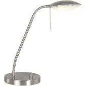 Steinhauer Skrivbordslampa Eloi, dimbar, Aluminium / grå / zink, Arbetsrum / kontor, Metall, Modern, Bordslampa