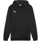 Puma Sport sweatshirt 'TeamGoal' mörklila / svart / vit