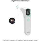 TrueLife Care Q10 BT, Beröringsfri termometer, Vit, Öra, Panna, Knappar, °C, °F, Kroppstemperatur, Yttemperatur