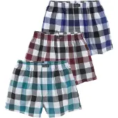Le jogger Boxershorts turkos / royalblå / vinröd / vit