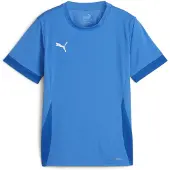 Puma Tränings T-Shirt teamGOAL - Blå/White/Blå Barn, storlek 140 cm