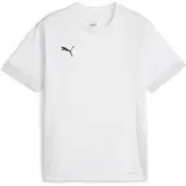 Puma Tränings T-Shirt teamGOAL - Vit/Svart/Fjädergrå Barn, storlek 140 cm