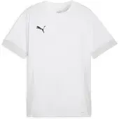 Puma Tränings T-Shirt teamGOAL - Vit/Svart/Fjädergrå, storlek Small