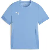 Puma Tränings T-Shirt teamGOAL - Blå/White Barn, storlek 152 cm