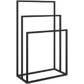 Super Merchant Vidaxl Fristående Handdukshängare, Svart, 48X24X79 Cm, Järn