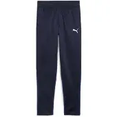 Puma Träningsbyxor teamGOAL - Navy/Vit Barn, storlek 164 cm