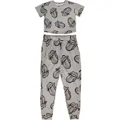 Ginza.se The Rolling Stones: Ladies Pyjamas/Heart Tongue (Grey) (Medium)