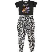 Ginza.se Prince: Ladies Pyjamas/Purple Rain (Black) (X-Small)