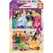 Educa Borras 2x48 Disney Princess