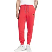 Nike Sweatpants NSW Tech Fleece - Röd/Svart, storlek X-Large