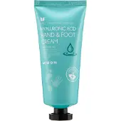 Mizon , Hyaluronsyra Hand- och Fotkräm, 3,38 fl oz (100 ml) blue