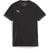 Puma Tränings T-Shirt teamGOAL - Svart/White/Grå Dam, storlek X-Large