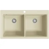 vidaXL Diskho granit dubbel beige