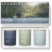 Skandinavisk ESCAPE Candle Giftset 3 x 65 g