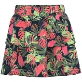 Name it Kjol - NkfVinaya - Noos - Dark Sapphire/Tropical - - 8 år (128) - Kjol