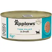 Applaws APPLADER Tonfiskfilé i buljong - blöt kattmat - 70g