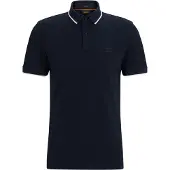 BOSS T-shirt 'Passertip' marinblå / vit