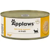 Applaws Cat Adult Kycklingbröst i buljong 156g Kycklingbröst i buljong