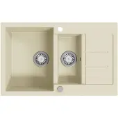 vidaXL Diskho granit dubbel beige