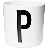Design Letters Mugg - Ecozen - Vit m. P - - One Size - Mugg