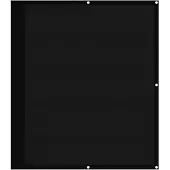 vidaXL Balkongskärm svart 120x800 cm 100% polyester oxford