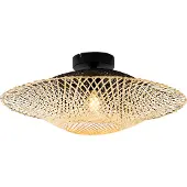 QAZQA Orientalisk utomhustaklampa bambu 50 cm IP44 - Rina