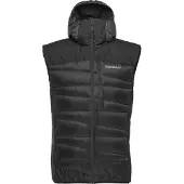Norrøna - Dunjackor skid - Falketind Down750 Vest M Caviar Black för UnisexHybridmaterial - Storlek XL - Svart