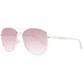 GUESS Aviator Dam Shiny Rose Gold Brown Gradient GF6143