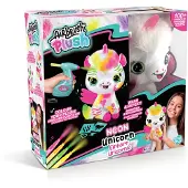 Style 4 Ever Gosedjur - 23 cm - DYI Neon Enhörning - - One Size - Gosedjur