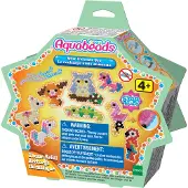 AquaBeads Arts & Crafts Star Friends Theme Bead Refill med ver 600 prlor och mallar mngfrgade