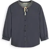 Scotch & Soda Beaded Blus Med Lång ärm