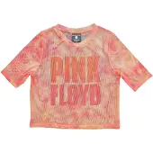 Ginza.se Pink Floyd: Ladies Crop Top/Stacked Logo (Pink) (Mesh) (X-Small)