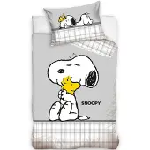 Carbotex Nuser / Snoopy Junior sängkläder 100x135 cm - 100 % bomull
