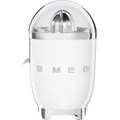 Smeg 50''s Style Citruspress CJF01WHEU Vit, Vit, 600 l, Rostfritt stål, Aluminium, Rostfritt stål, 1 m, Aluminium
