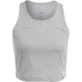 Adidas Linnen / Ärmlösa T-shirts LNG RIB TANK kvinnor - Grå - EU S
