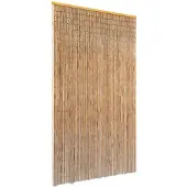 vidaXL Dörrdraperi i bambu 100x200 cm
