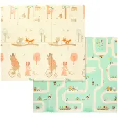 Babyono XPE dubbelsidigt lekmatta 180 x 200 cm