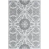 vidaXL Utomhusmatta ARAKIL ljusgrå 190x290 cm PP