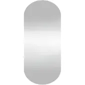 vidaXL Väggspegel 35x80 cm glas oval