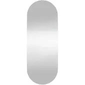 vidaXL Väggspegel 15x40 cm glas oval