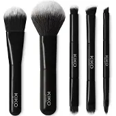 KIKO Milano Travel Borst Set | Resepse med 5 professionella borstar