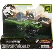 Mattel Jurassic World Strike Attack Guaibasaurus Dinosaurleksak med Enstaka Slagfunktion