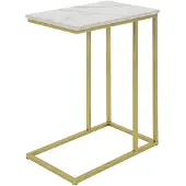 SoBuy Sidobord Guld 48x61x30 cm