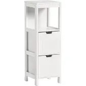 SoBuy Badrumsskåp Vit 30x89x30 cm