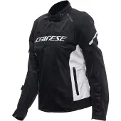 Dainese Air Frame 3 Damer Textiljacka (IT40) Svart/Vit 34 Damer sort