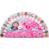 Gabby's Dollhouse Kids Licensing - Gabby's Dollhouse - 20 Pencil/Colour Pencil Set
