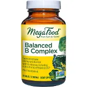 MegaFood Balanserad B komplex, , 90 Tabletter