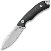 MKM-Maniago Knife Makers MKM Pocket Tango 1 Nessmuk PT1-GBK Black G10 fixed knife, David C. Andersen design